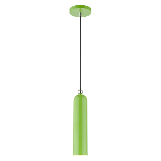 Livex Lighting - 46751-78 - One Light Pendant - Ardmore - Shiny Apple Green