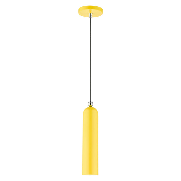 Livex Lighting - 46751-82 - One Light Pendant - Ardmore - Shiny Yellow