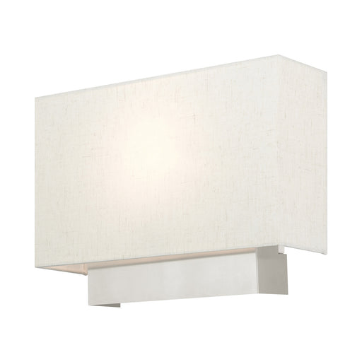 Livex Lighting - 49801-91 - One Light Wall Sconce - Meadow - Brushed Nickel