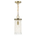 Livex Lighting - 51062-01 - One Light Mini Pendant - Elizabeth - Antique Brass