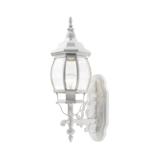 Livex Lighting - 7520-13 - One Light Outdoor Wall Lantern - Frontenac - Textured White