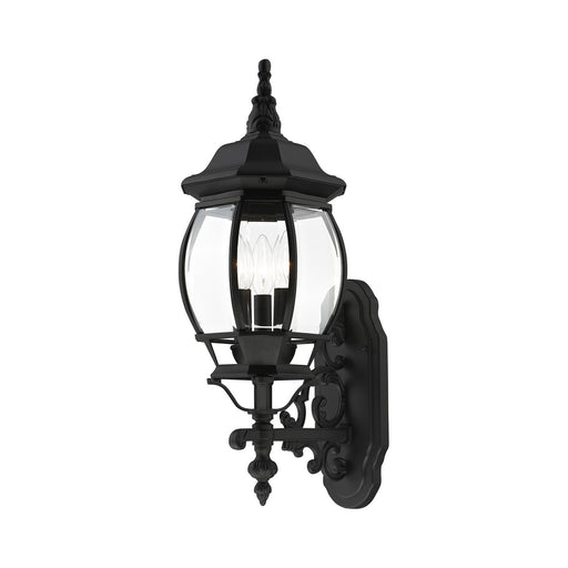 Livex Lighting - 7524-14 - Three Light Outdoor Wall Lantern - Frontenac - Textured Black
