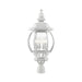 Livex Lighting - 7703-13 - Four Light Outdoor Post Top Lantern - Frontenac - Textured White