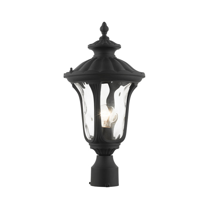 Livex Lighting - 7848-14 - One Light Outdoor Post Top Lantern - Oxford - Textured Black