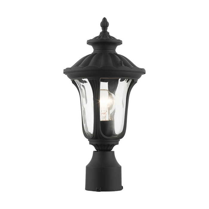 Livex Lighting - 7855-14 - One Light Outdoor Post Top Lantern - Oxford - Textured Black