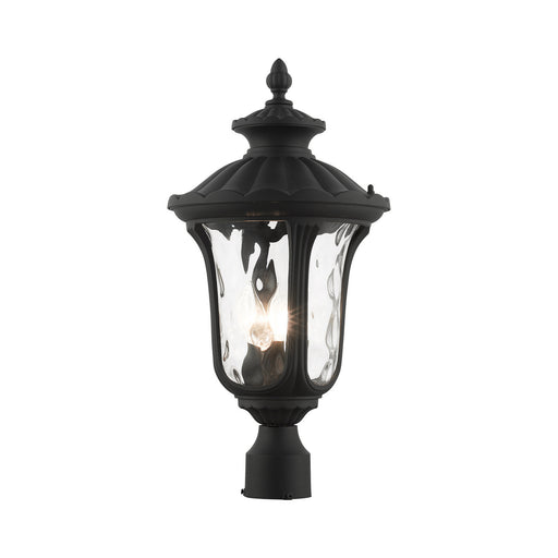 Livex Lighting - 7859-14 - Three Light Outdoor Post Top Lantern - Oxford - Textured Black