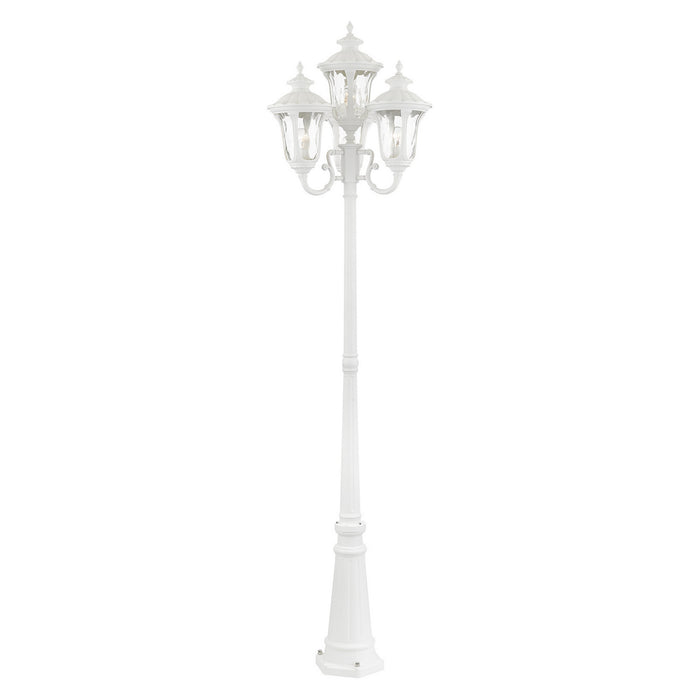 Livex Lighting - 7869-13 - Four Light Outdoor Post Mount - Oxford - Textured White