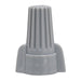 Satco - 90-2240 - Wing Nut Wire Connector With Spring Inserts - Gray