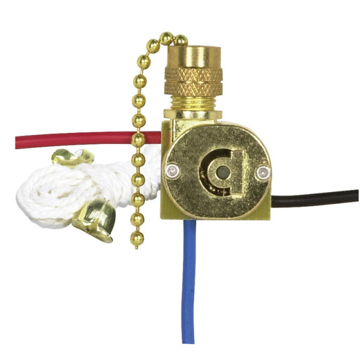 Satco - 90-2260 - Canopy Switch - Brass Plated