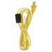 Satco - 90-2309 - Cord Set - Clear Gold