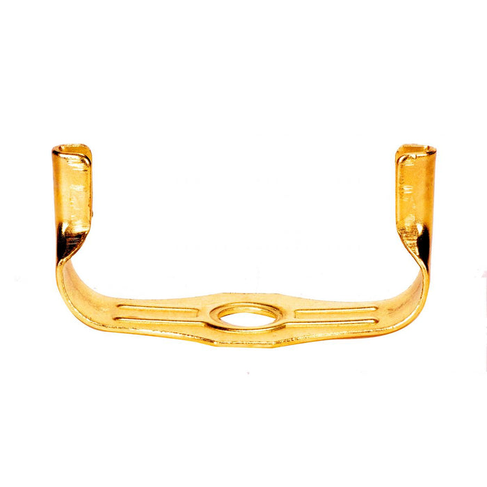 Satco - 90-2338 - Wide Light Duty Saddle For Cfl - Brass Plated