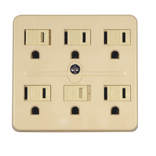 Grounded Adapter Ivory