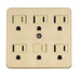Satco - 90-2630 - Grounded Adapter - Ivory