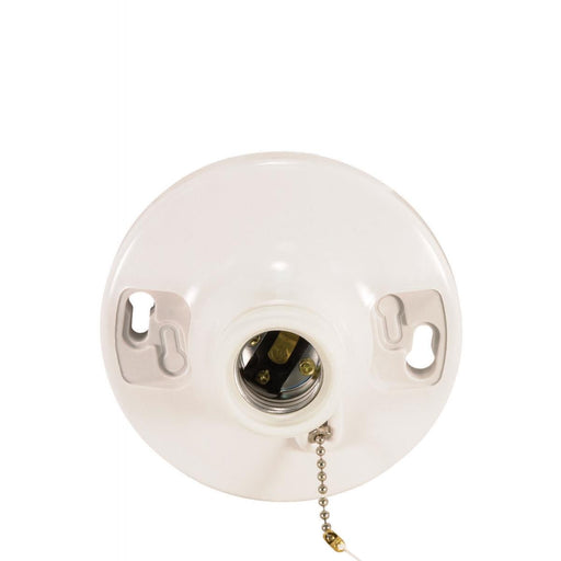 Phenolic On-Off Pull Chain Ceiling Receptacle