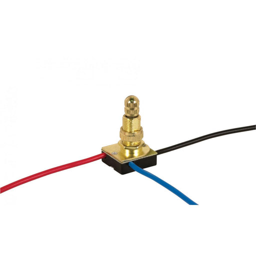Satco - 90-504 - Rotary Switch - Brass Plated