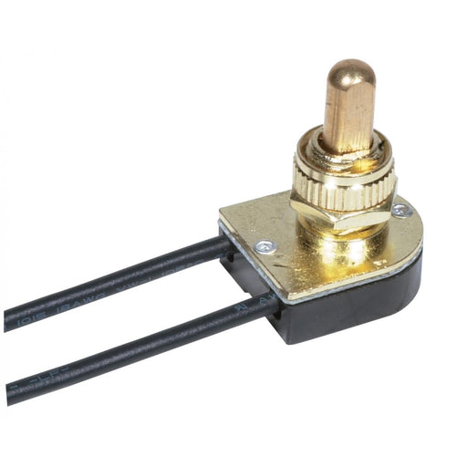 Satco - 90-508 - Push Switch - Brass Plated