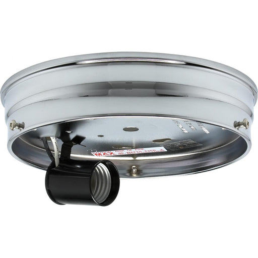 One Light Ceiling Pan Chrome