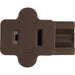 Satco - 90-793 - Female Slide Plug - Brown