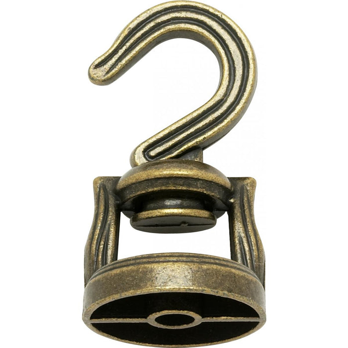Satco - 90-816 - Revolving Swivel Hooks - Antique Brass