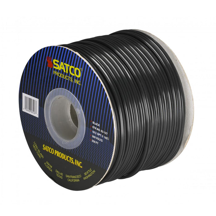 Satco - 93-127 - Lamp And Lighting Bulk Wire - Black