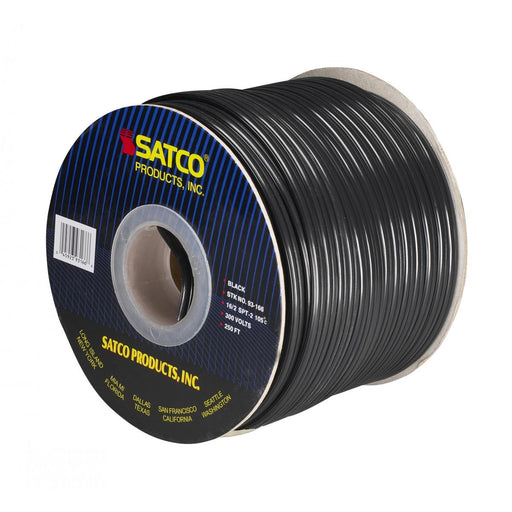 Satco - 93-166 - Lamp And Lighting Bulk Wire - Black