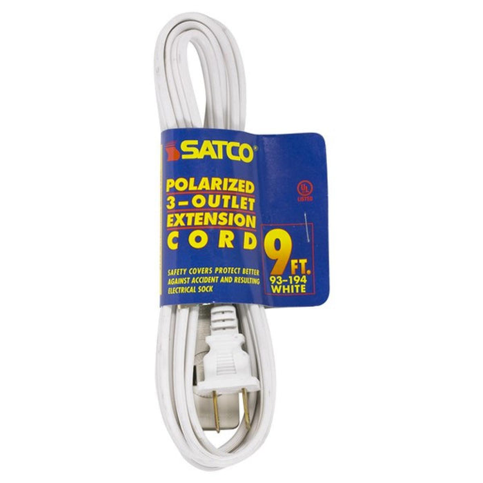 Satco - 93-194 - Extension Cord - White