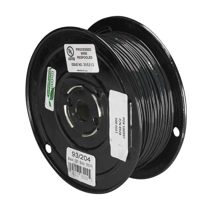 Satco - 93-204 - Lighting Bulk Wire - Black