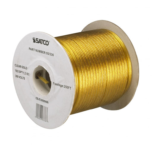 Satco - 93-336 - Lamp And Lighting Bulk Wire - Clear Gold