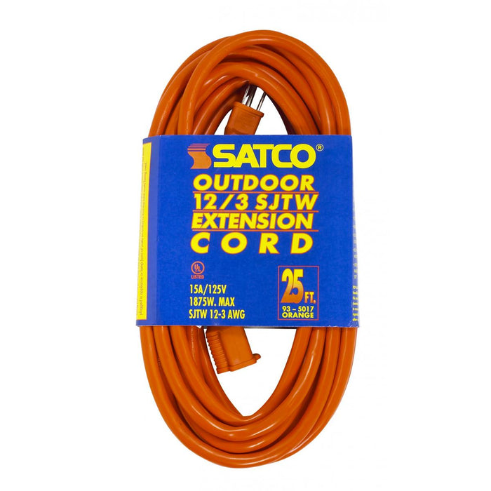 Satco - 93-5017 - Extension Cord - Orange