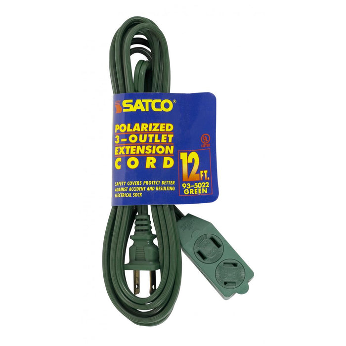 Satco - 93-5022 - Extension Cord - Green