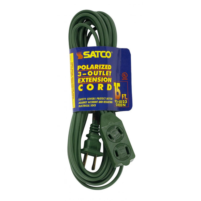 Satco - 93-5023 - Extension Cord - Green