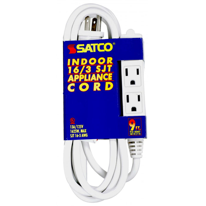 Satco - 93-5047 - Extension Cord - White