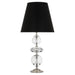 Robert Abbey - S260B - One Light Table Lamp - Williamsburg Orlando - Clear Crystal w/ Polished Nickel