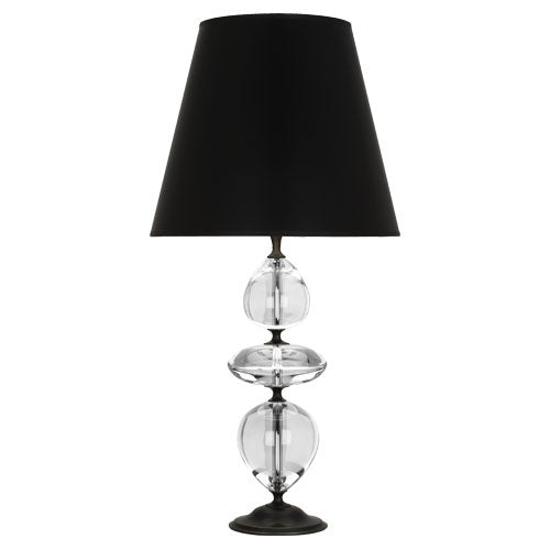 Robert Abbey - Z260B - One Light Table Lamp - Williamsburg Orlando - Deep Patina Bronze w/ Clear Crystal Accent
