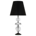 Robert Abbey - Z260B - One Light Table Lamp - Williamsburg Orlando - Deep Patina Bronze w/ Clear Crystal Accent
