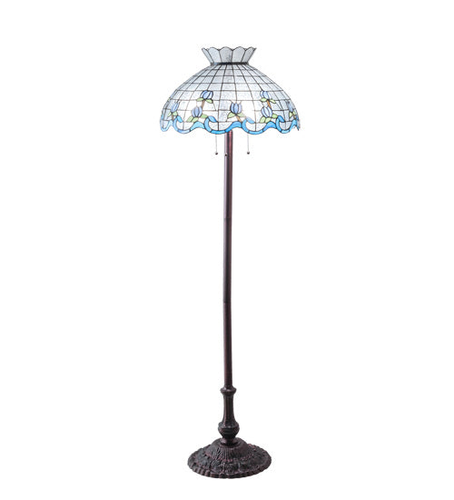Meyda Tiffany - 110423 - Three Light Floor Lamp - Roseborder