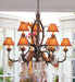 Meyda Tiffany - 115594 - Nine Light Chandelier - Slenderleaf - Crystal