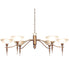 Meyda Tiffany - 115730 - Six Light Chandelier - Blanca - Rust