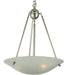 Meyda Tiffany - 115799 - Three Light Inverted Pendant - Metro Fusion - Nickel