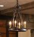 Meyda Tiffany - 116476 - Five Light Chandelier - Lakeshore - Custom