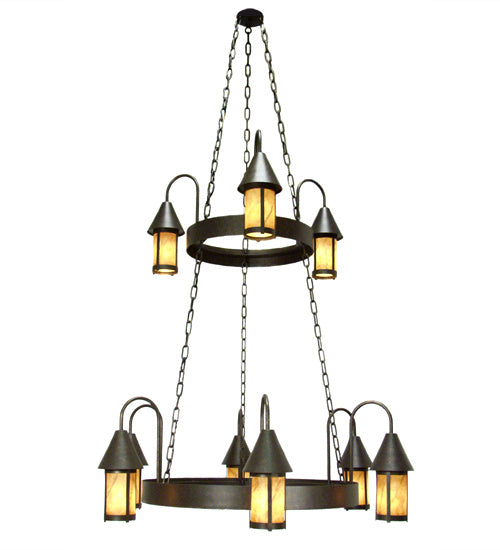 Meyda Tiffany - 116523 - Nine Light Chandelier - Algonquin - Crystal