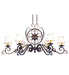 Meyda Tiffany - 117410 - Six Light Chandelier - Christabel - Antique Copper