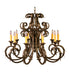 Meyda Tiffany - 119763 - Ten Light Chandelier - Serratina - Oil Rubbed Bronze