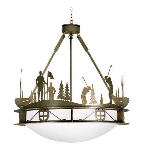 Meyda Tiffany - 120162 - Six Light Pendant - Fairway