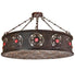 Meyda Tiffany - 120284 - Six Light Semi-Flushmount - Julianne - Wrought Iron