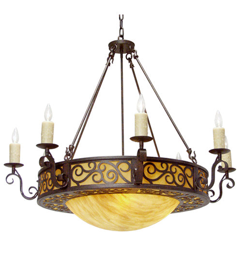 Meyda Tiffany - 120294 - Ten Light Chandelier - Delano