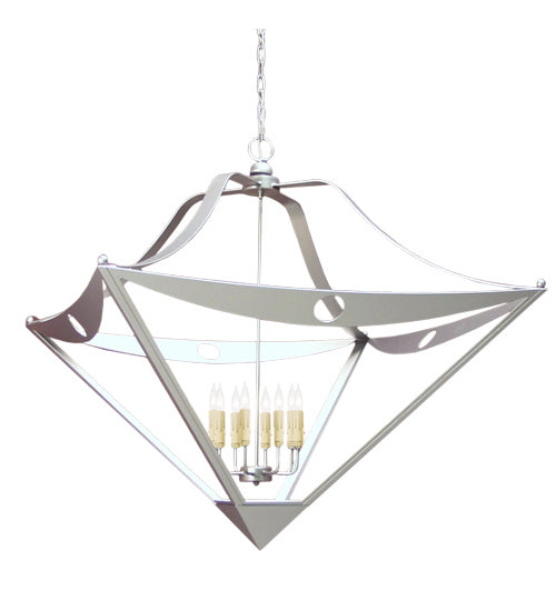 Meyda Tiffany - 120459 - Eight Light Pendant - Argus - Craftsman Brown