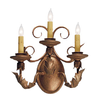 Three Light Wall Sconce