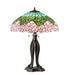 Meyda Tiffany - 126904 - Three Light Table Lamp - Cabbage Rose - Mahogany Bronze