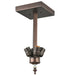 Meyda Tiffany - 132321 - Four Light Flushmount - Mission - Mahogany Bronze